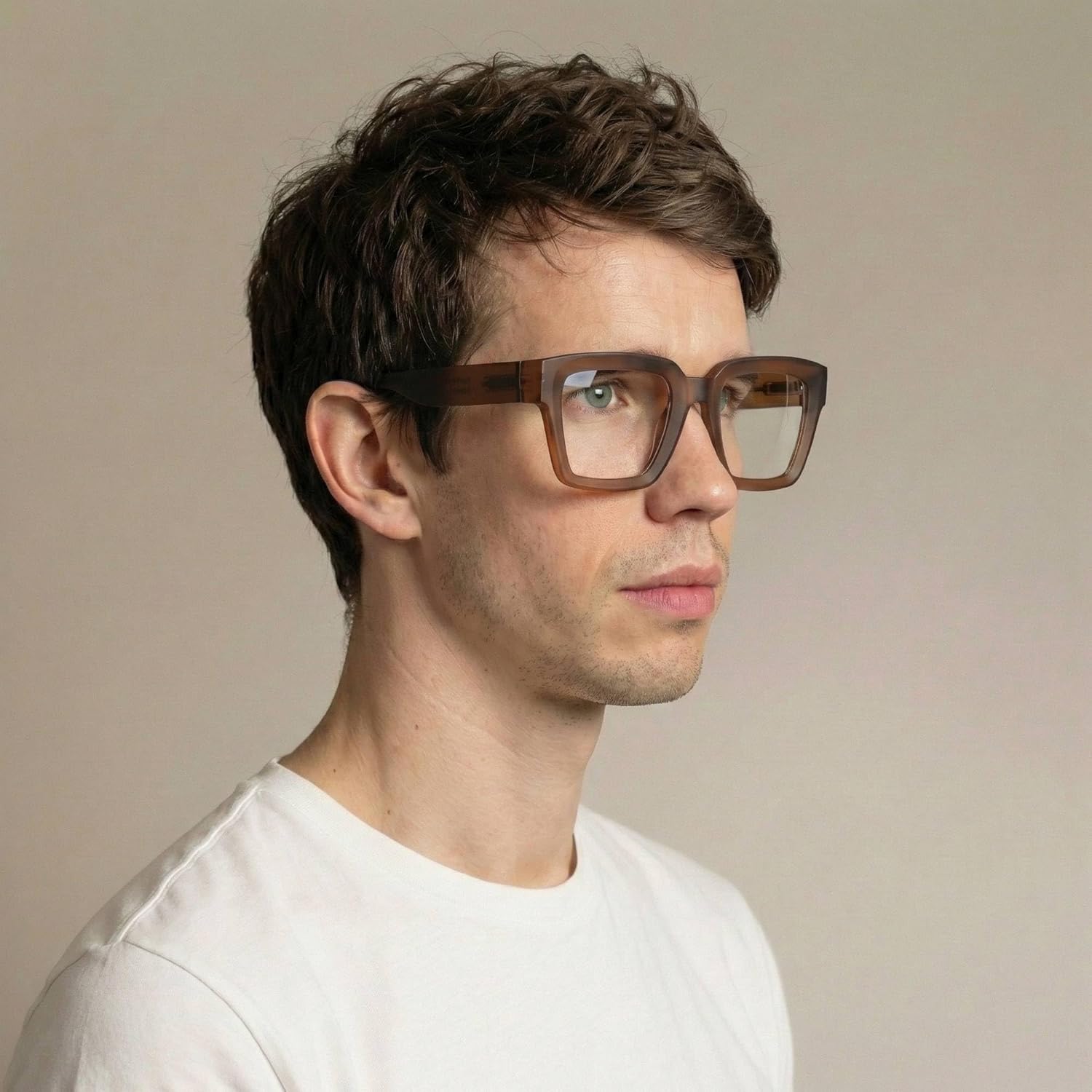 LONDON MOLE® Phoenix large oversized reading glasses | Big bold modern square frame | Statement readers for men and women