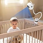 Moniteur de bébé flexible pour Hello Baby Camera Compatible avec Hello Bébé HB6550/HB65/HB6560/HB6340/HB6339/ Moniteur de 1/4 pouce pour bébé Clip Mount pour bébé partout