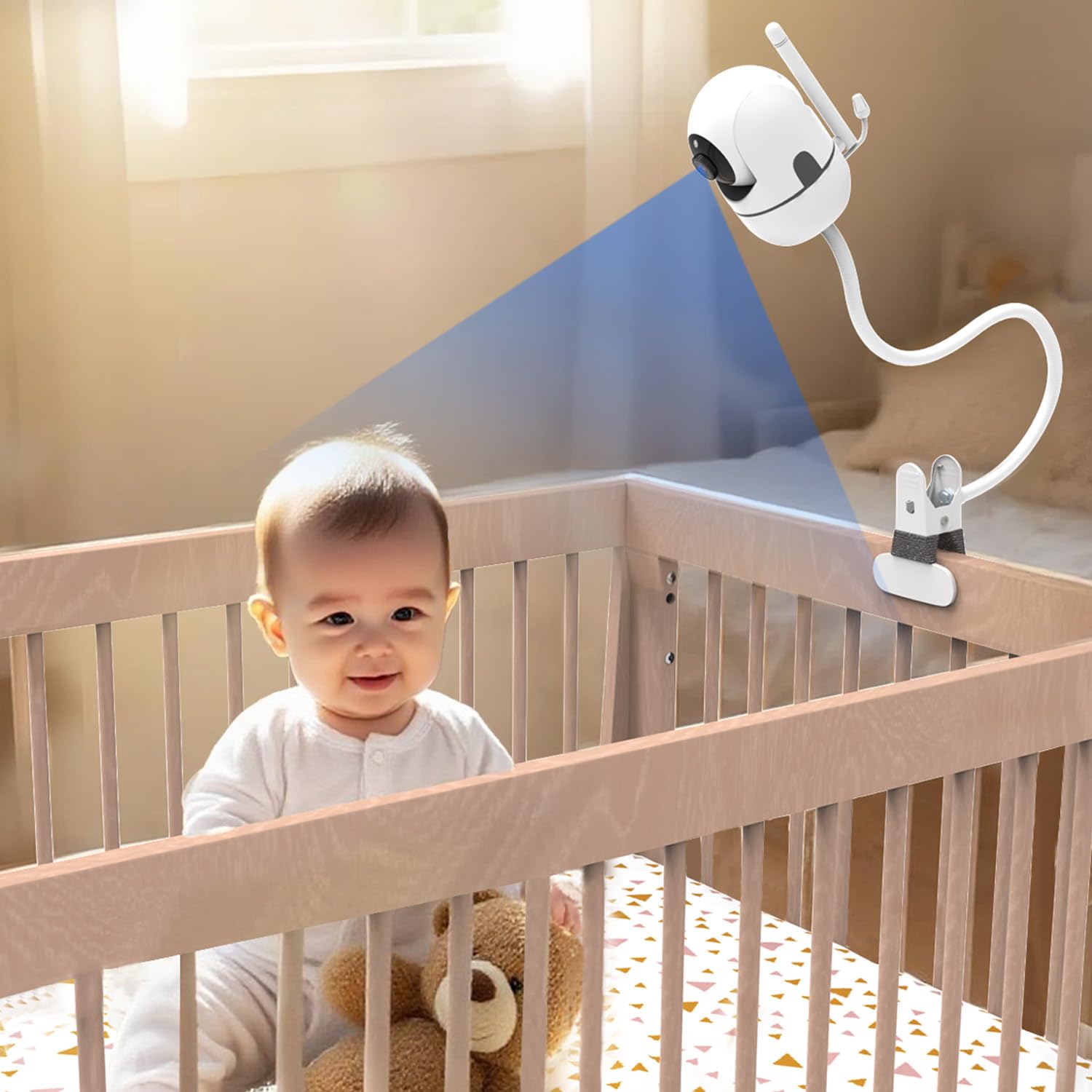 Kompatybilny z Hello Baby HB6550 / HB65 / HB6560 / HB6340 / HB6339 / 1/4-calowy otwór do monitora dla dziecka