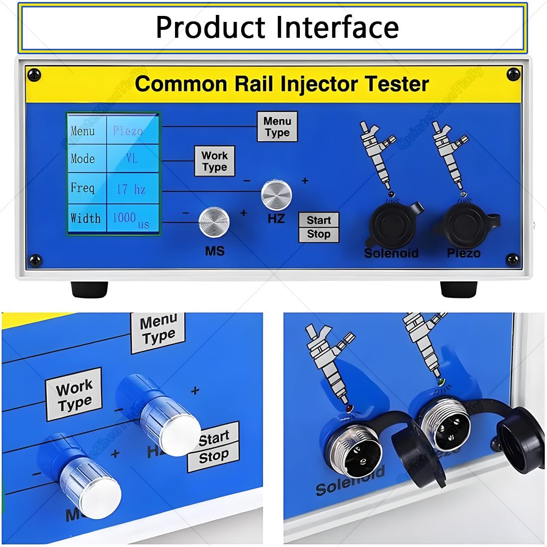Tester Iniettori Common Rail Diesel,Dispositivo Tester Iniettori Rampa Comune,Strumento Riparazione Carburante,Temperatura Esercizio -30°C - 70°C,per Trattori Automobili