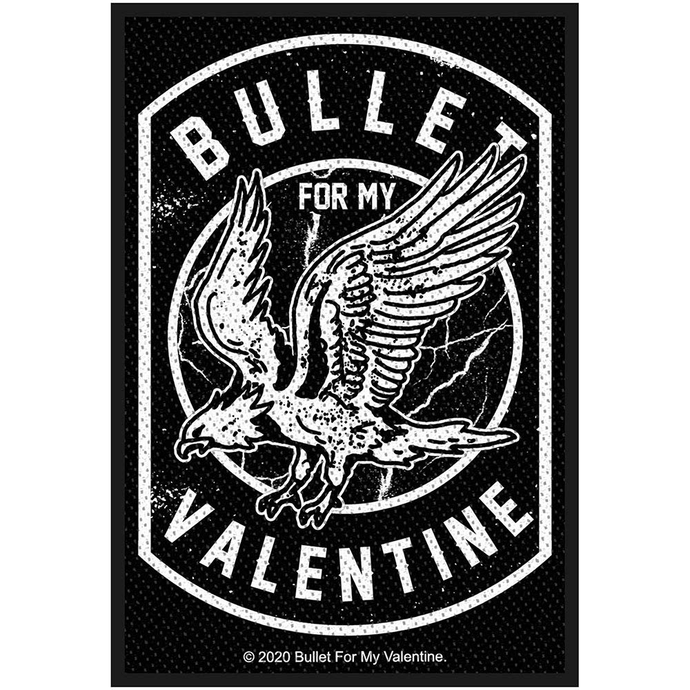 Bullet For My Valentine Patch Eagle Band Logo Official Black Size Accessory Size