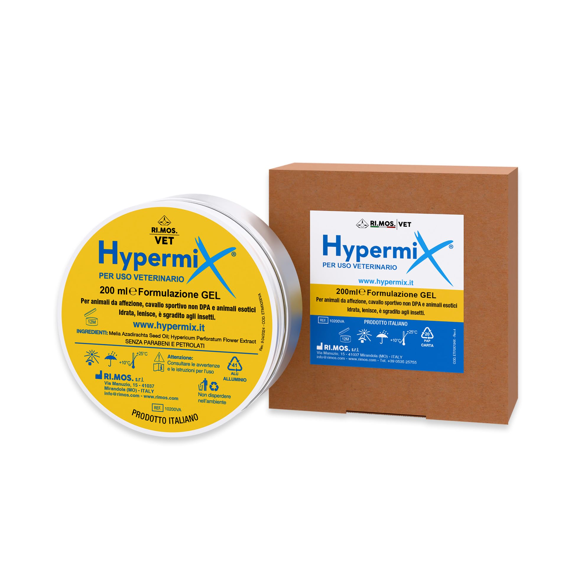 Hypermix® Gel 200 ml per animali, per cute lesa