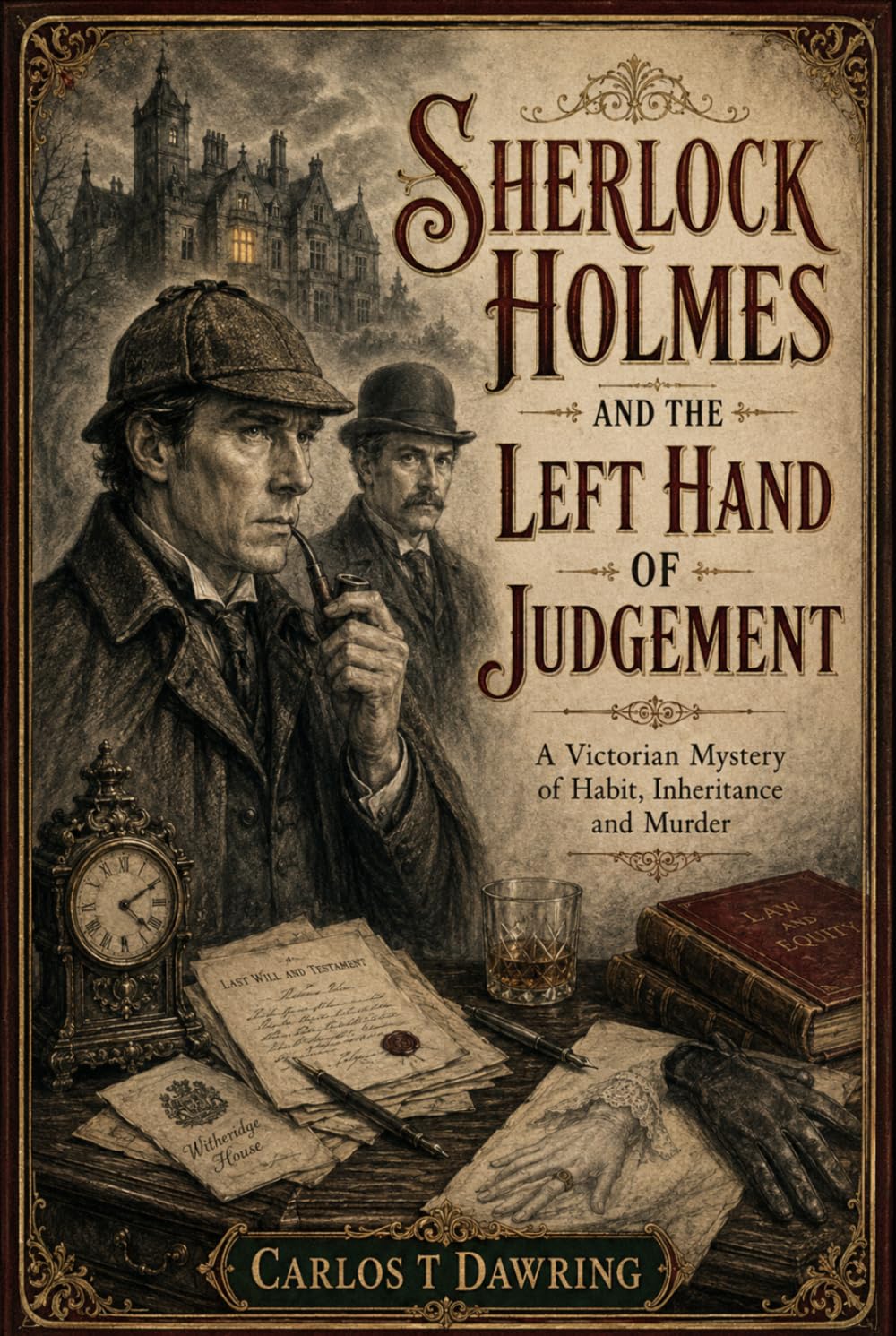 Sherlock Holmes and the Left Hand of Judgement: A Victorian Mystery of Habit, Inheritance and Murder (The Carlos T Dawring Victorian Murder Mysteries)