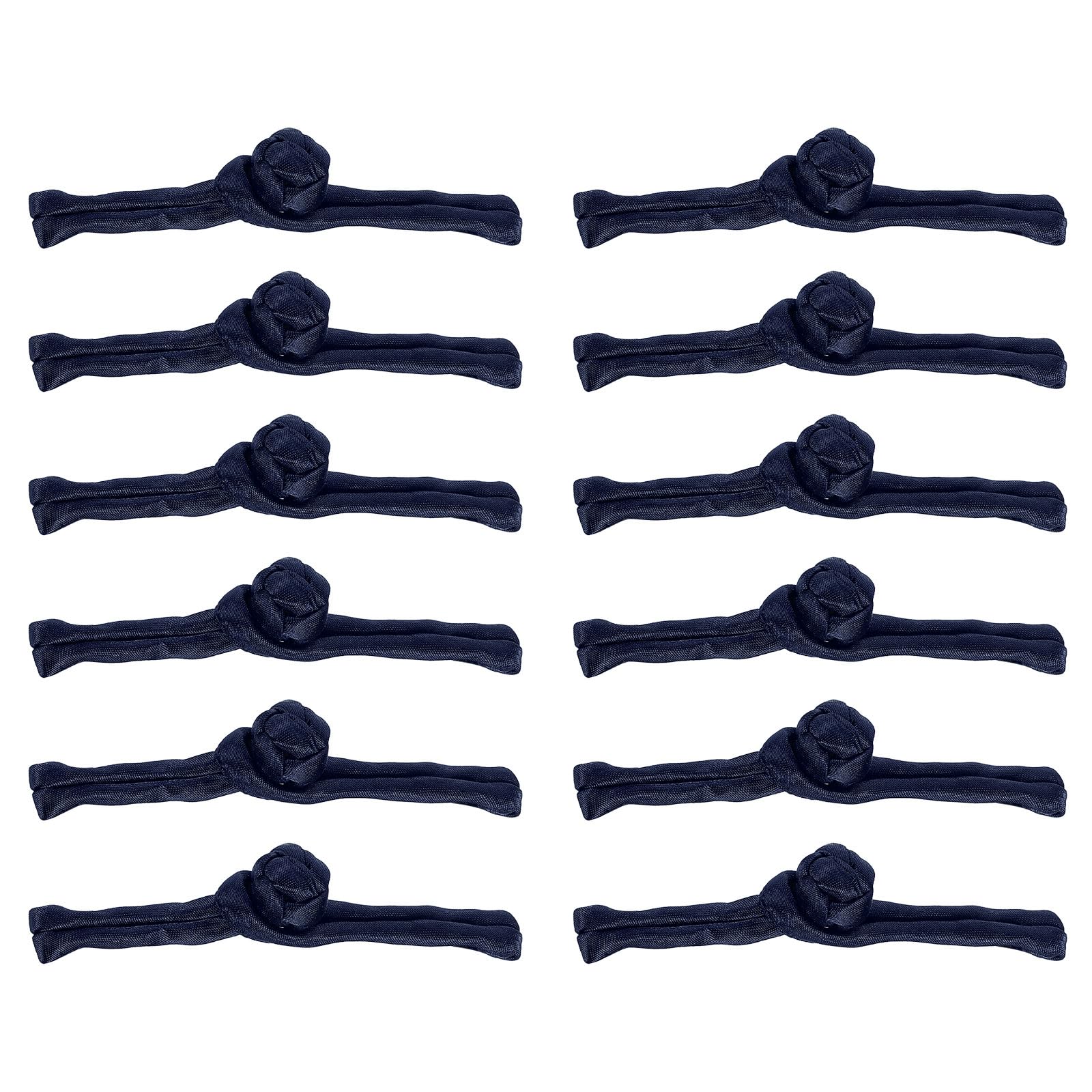 Boutons nœuds chinois bleu marine uxcell passementerie veste manteau x20