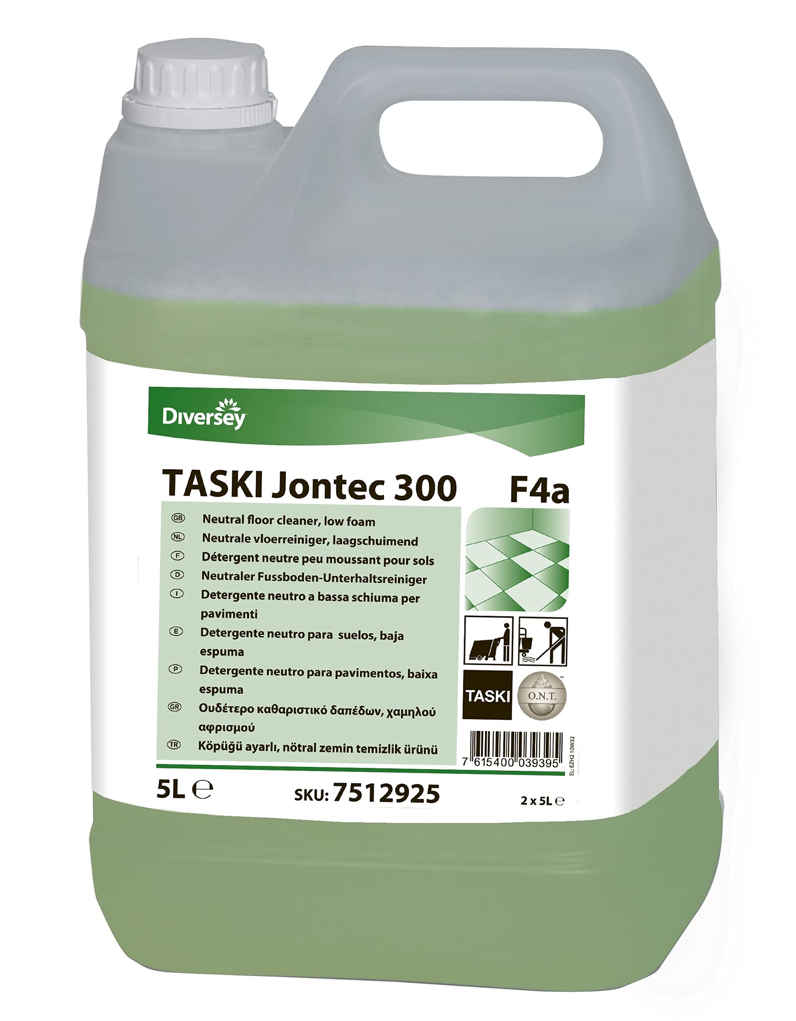 Diversey Taski Jontec 300 - Botella de 5 L