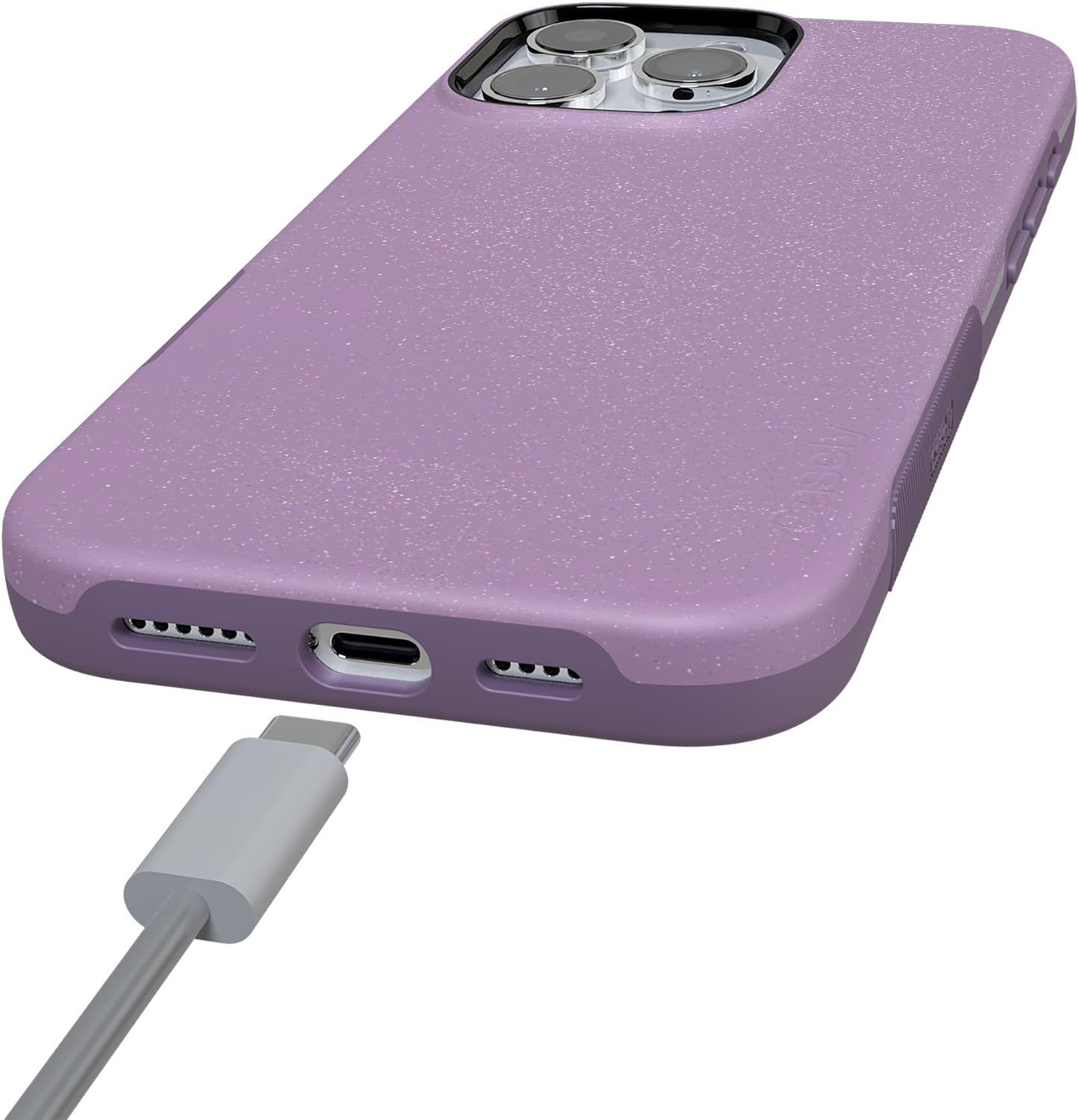 Casely iPhone 16 Pro Max Case | Lavender Waves | Purple Shimmer | Bold Protective Design | Compatible with MagSafe
