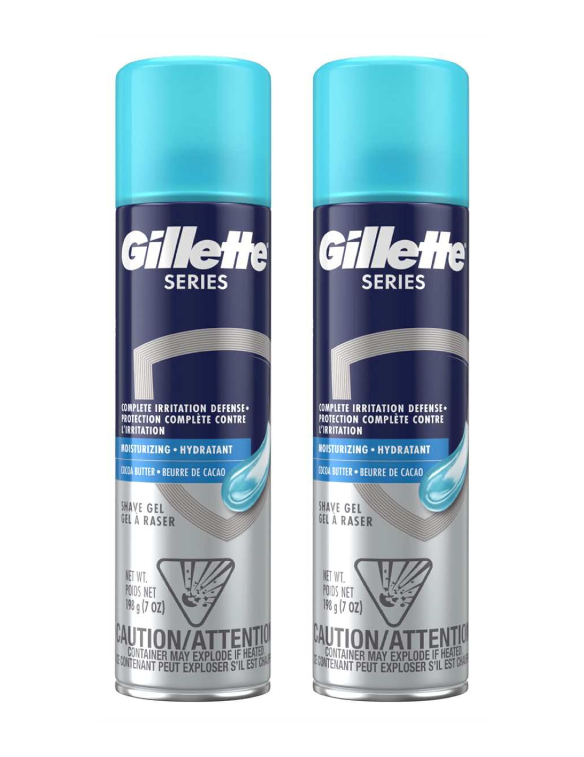 Gillette Series Ultra Moisturizing Shaving Gel - 7 oz - 2 pk