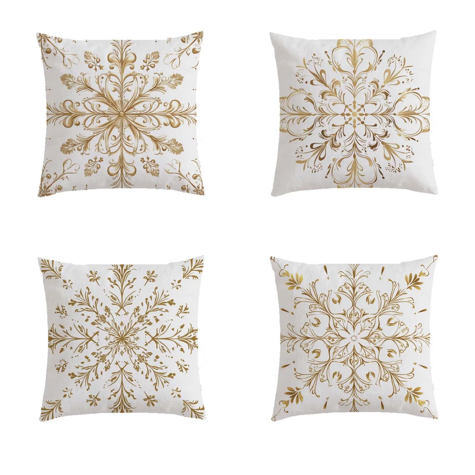 Housse coussin imperméable 80x80cm grand format imprimé double face pour jardin
