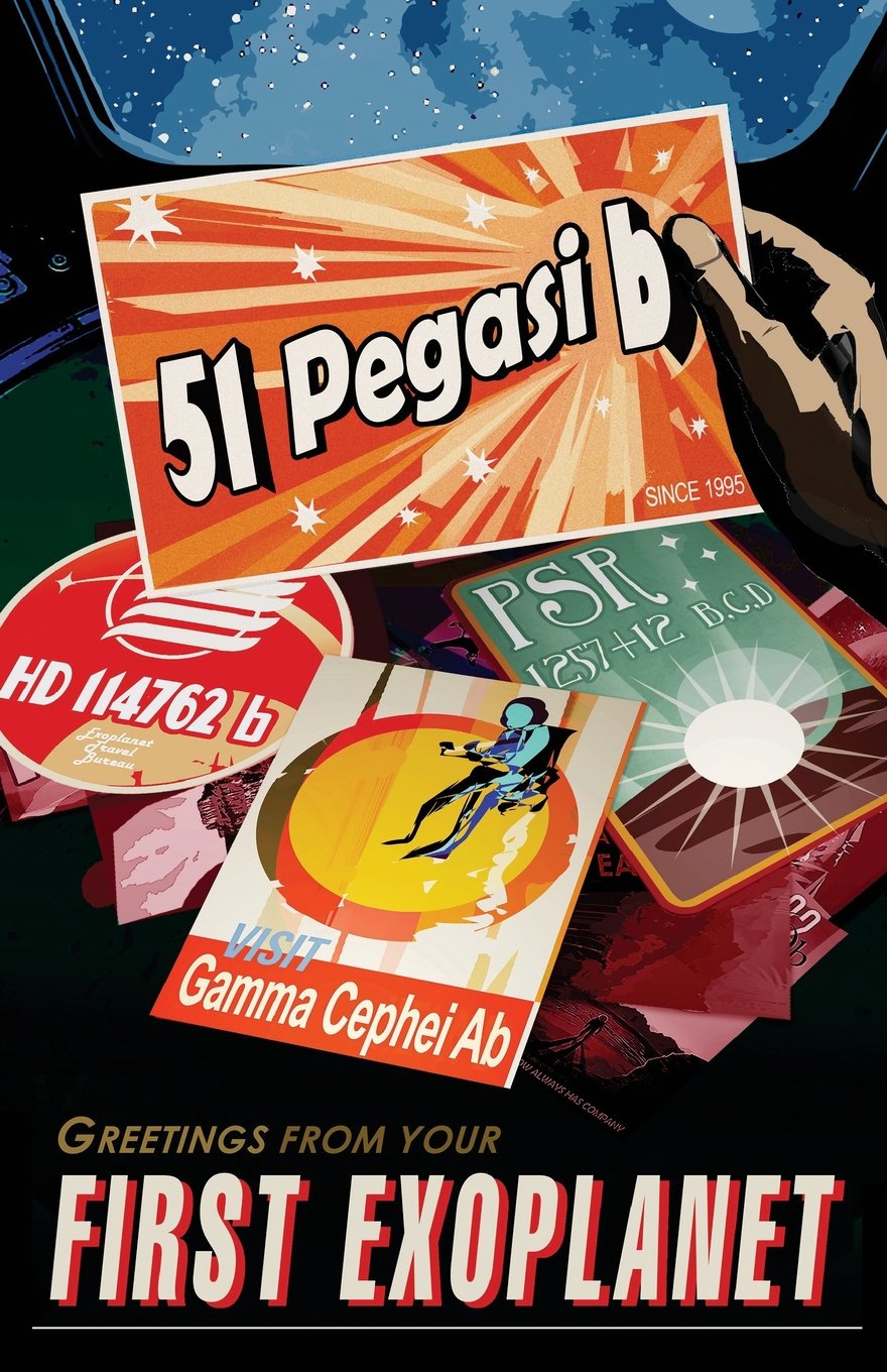 51 Pegasi b: Journal with Cover Art by NASA (Retro Space Travel Poster Cover Art by NASA)
