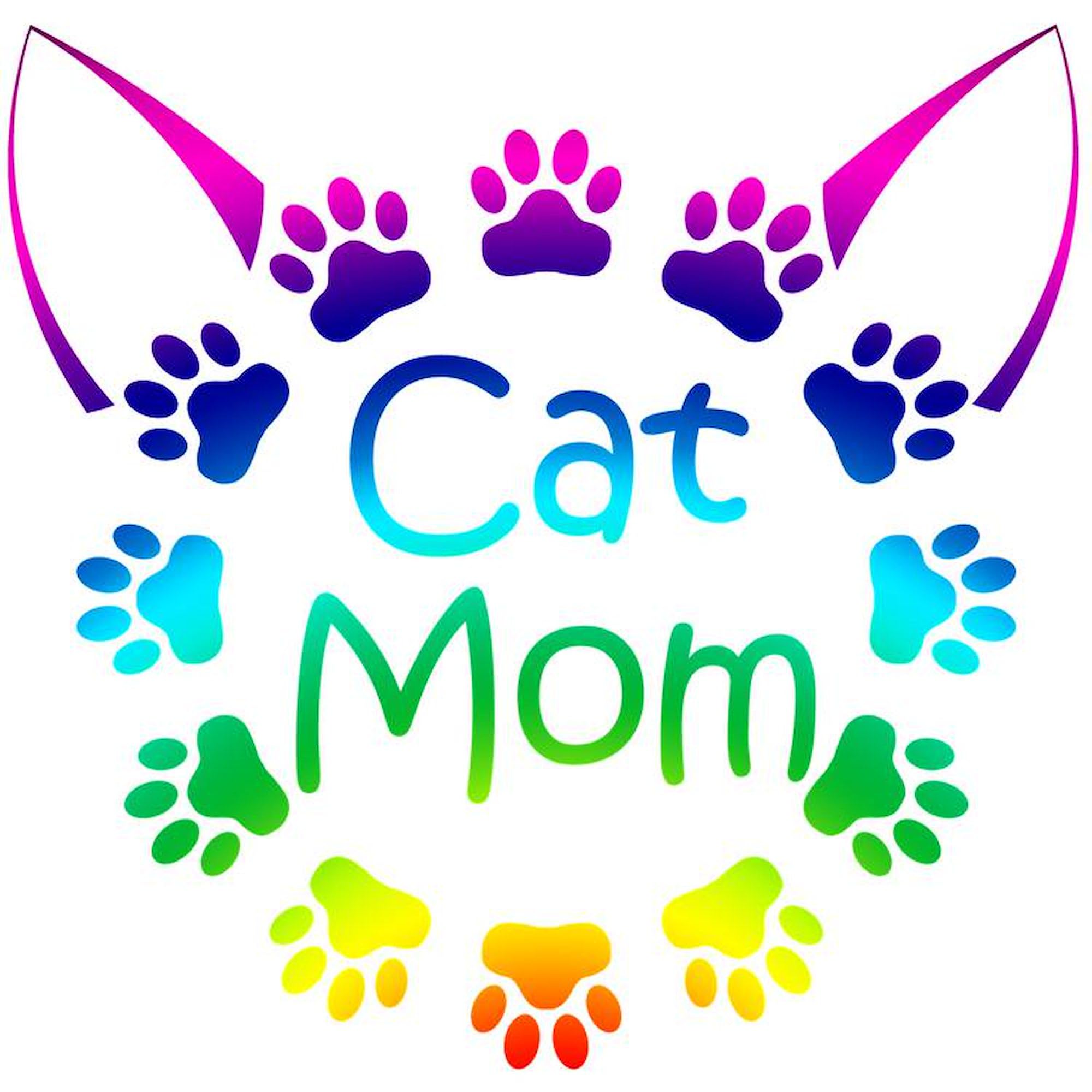 CafePress Cat Mom Oval Car Magnet, Euro Oval Bumper Magnet