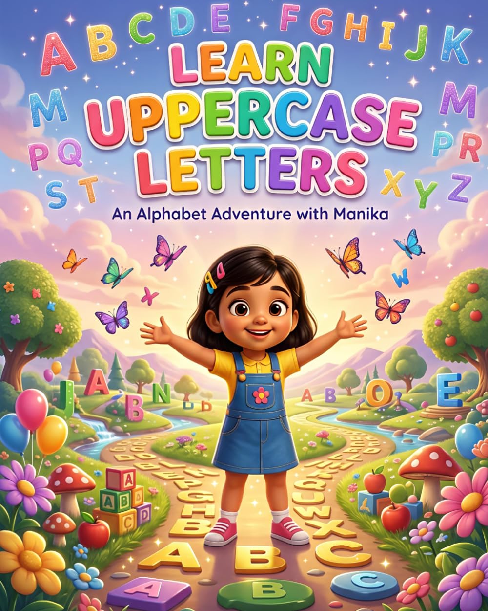 Learn Uppercase Letters: A Magical Capital Letters Adventure with Manika — Learn to Recognize A–Z Uppercase Letters Through Stories, Animals and Fun Preschool Activities (ABC RECOGNITION SERIES)