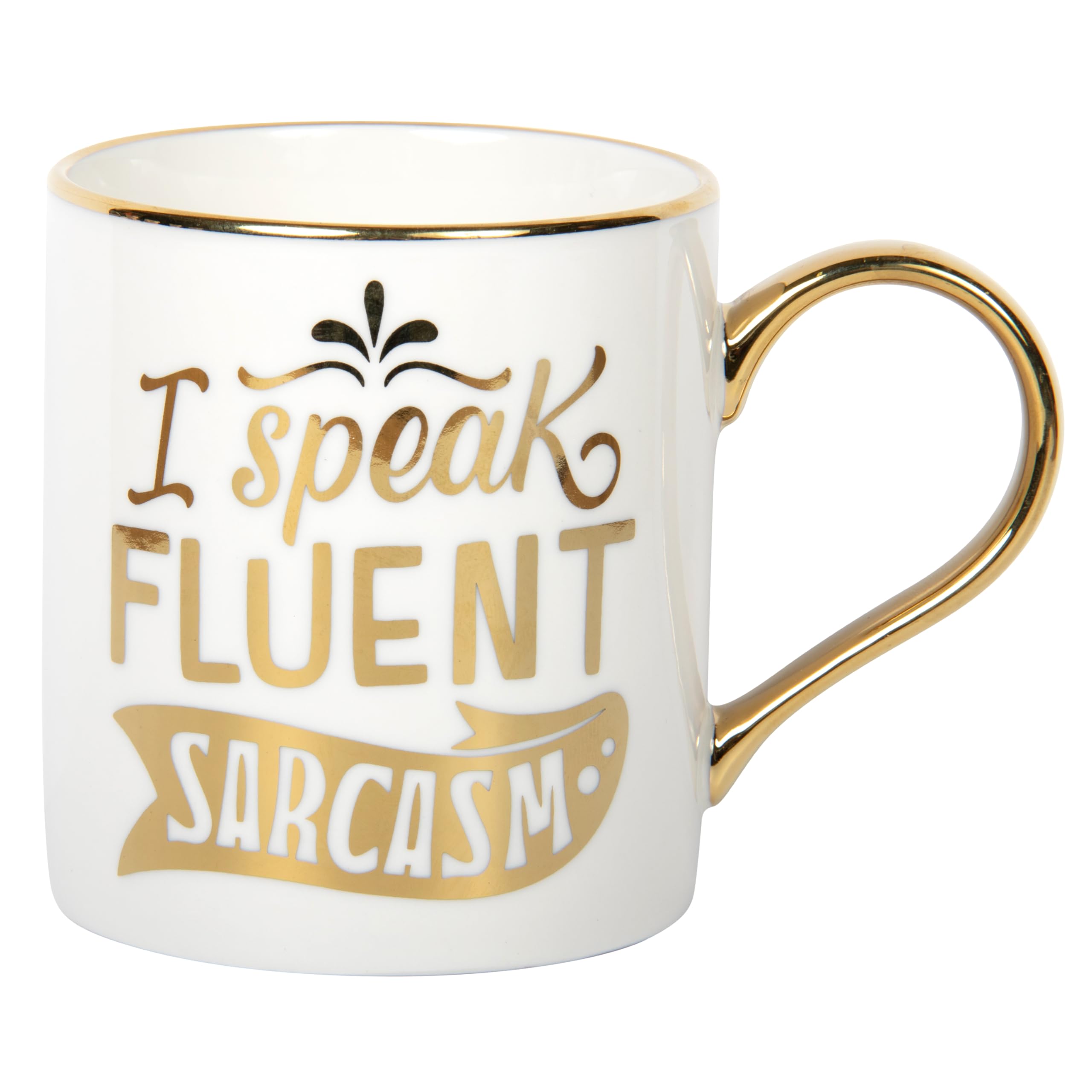 Lesser & Pavey Gold Edition Fluent Sarcasm Mug 350ml