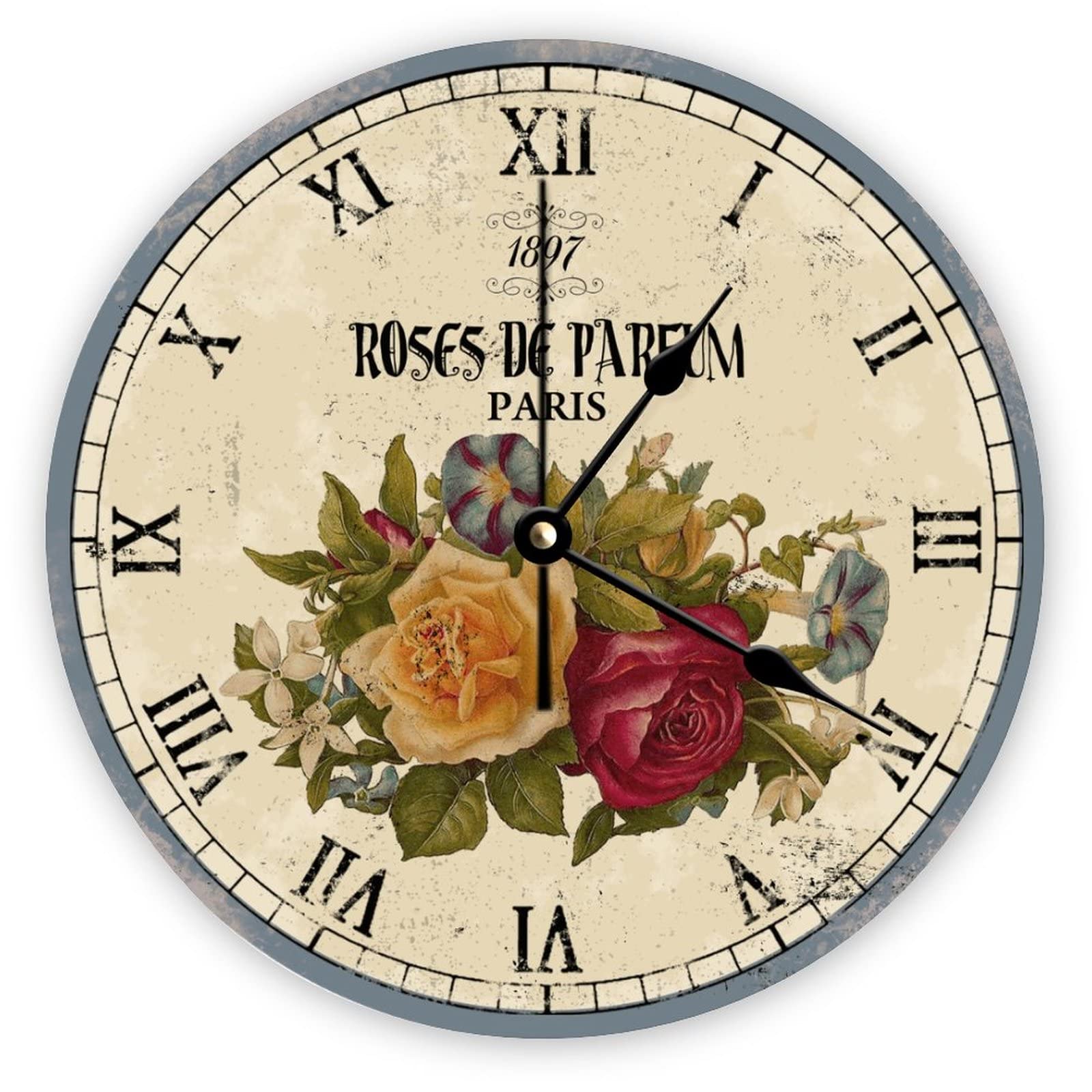 Horloge murale en bois pour habiller un mur vide avec élégance et charme