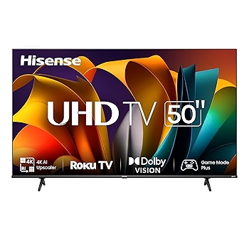 Hisense 50-inch 4K UHD HDR LED Roku Smart TV