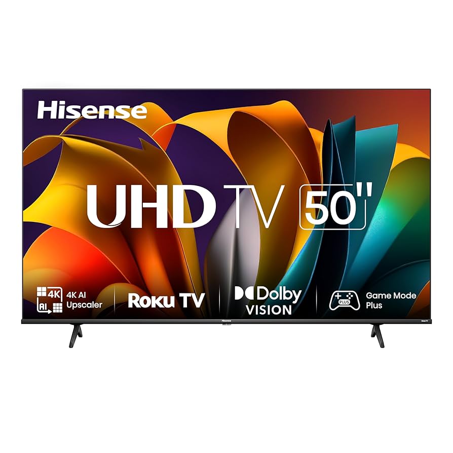 Hisense 50 Inch TV, テレビ Hisense 50R63N-50 inch 4K UHD HDR LED Roku Smart TV-2024