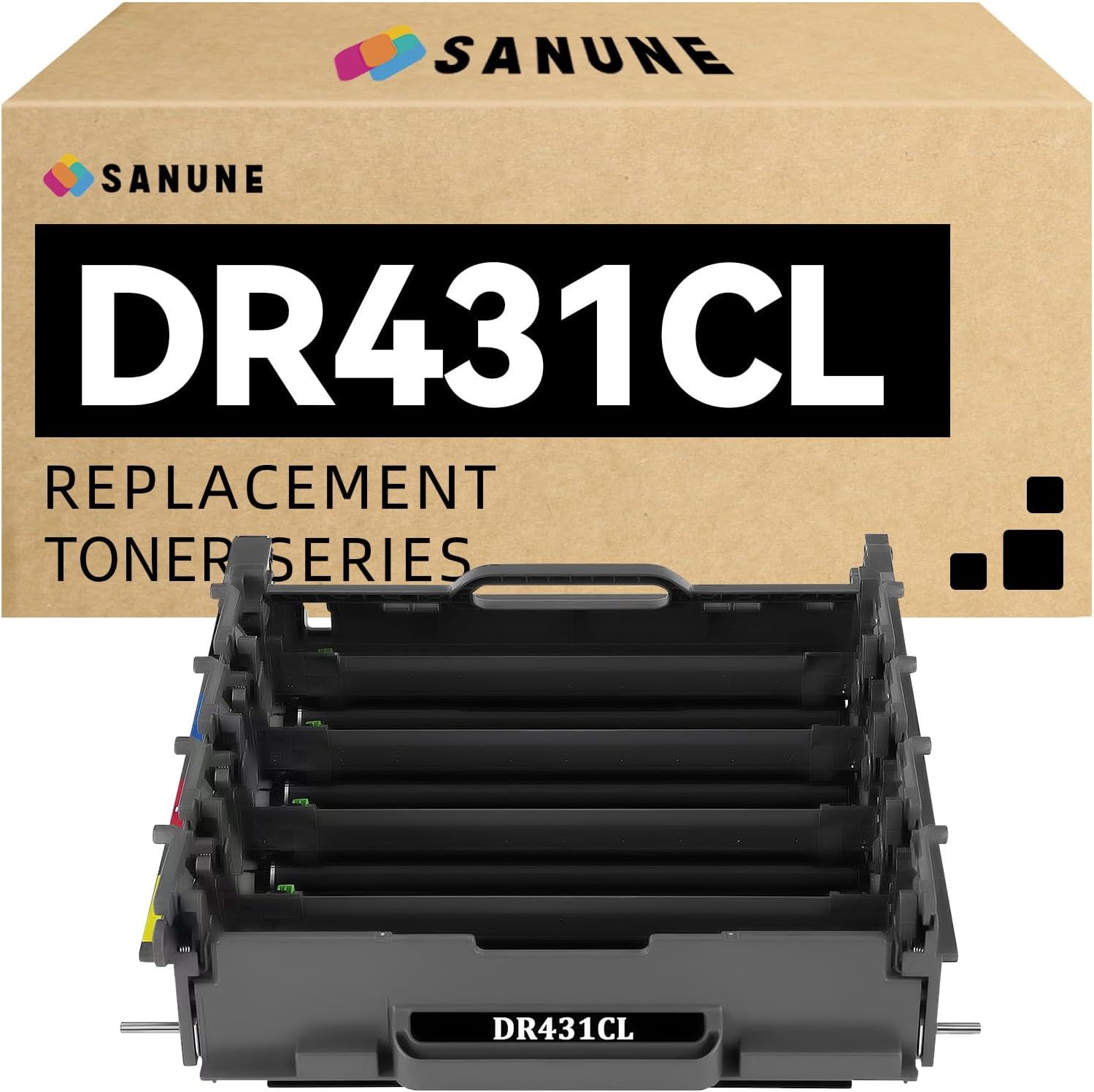 DR431CL DR-431CL Drum Unit High Yield Replacement for Brother DR431CL for Brother HL-L8260CDN HL-L8260CDW HL-L8360CDW HL-L9310CDW MFC-L8610CDW MFC-L8900CDW MFC-L8905CDW MFC-L9570CDW Printer