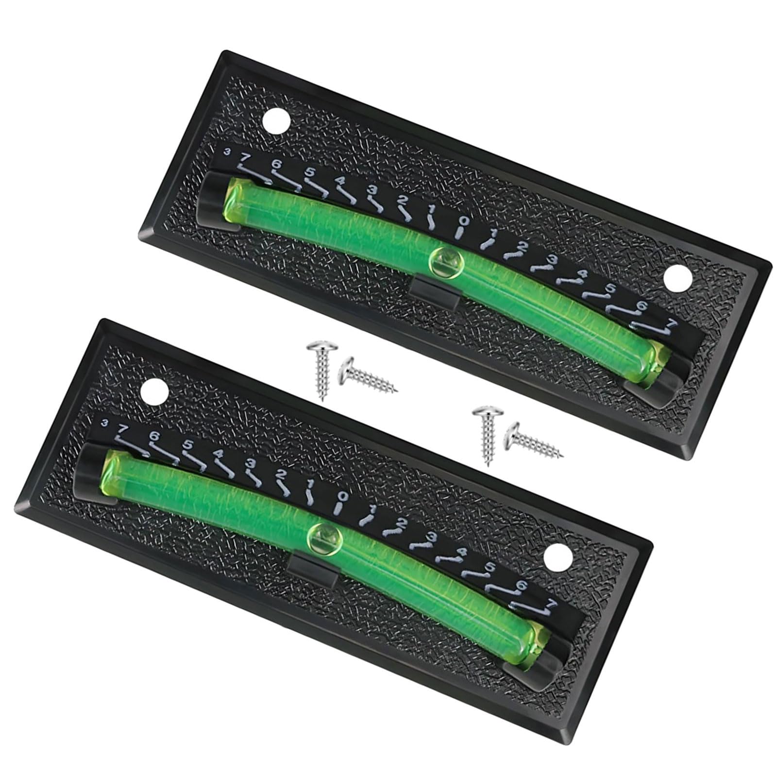 Jazuaiao 2 Sets Abs Bubble Levels For Caravans Lightweight Leveling Tool, Portable Horizontal Measurement Bubble Levels
