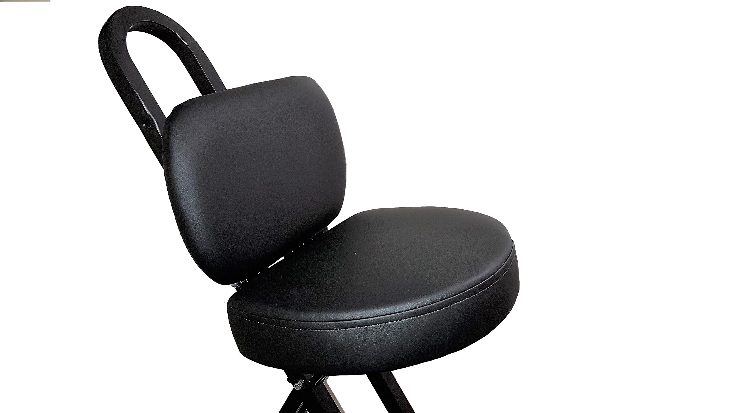 Stehhilfe Stehhocker Stehsitz Sitz Stehstütze mit ergonomischer Sitz 6 cm dick im Silber bis130kg belastbar