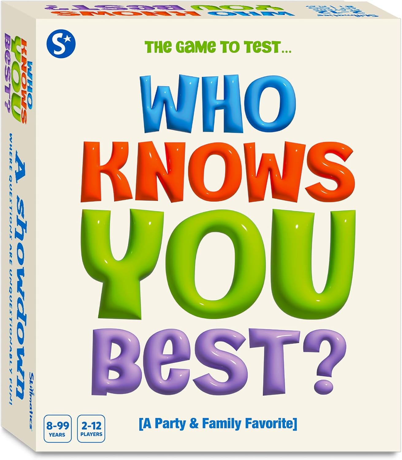 Skillmatics Card Game - Who Knows You Best?, Family Party Game for Boys, Girls, Teens, Adults, Fun for Game Nights, for Ages 8, 9, 10 and Up