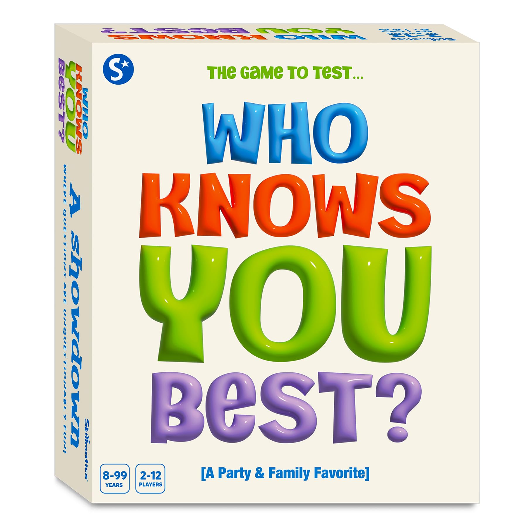 Skillmatics Card Game - Who Knows You Best?, Family Party Game for Boys, Girls, Teens, Adults, Fun for Game Nights, Gifts for Ages 8, 9, 10 and Up