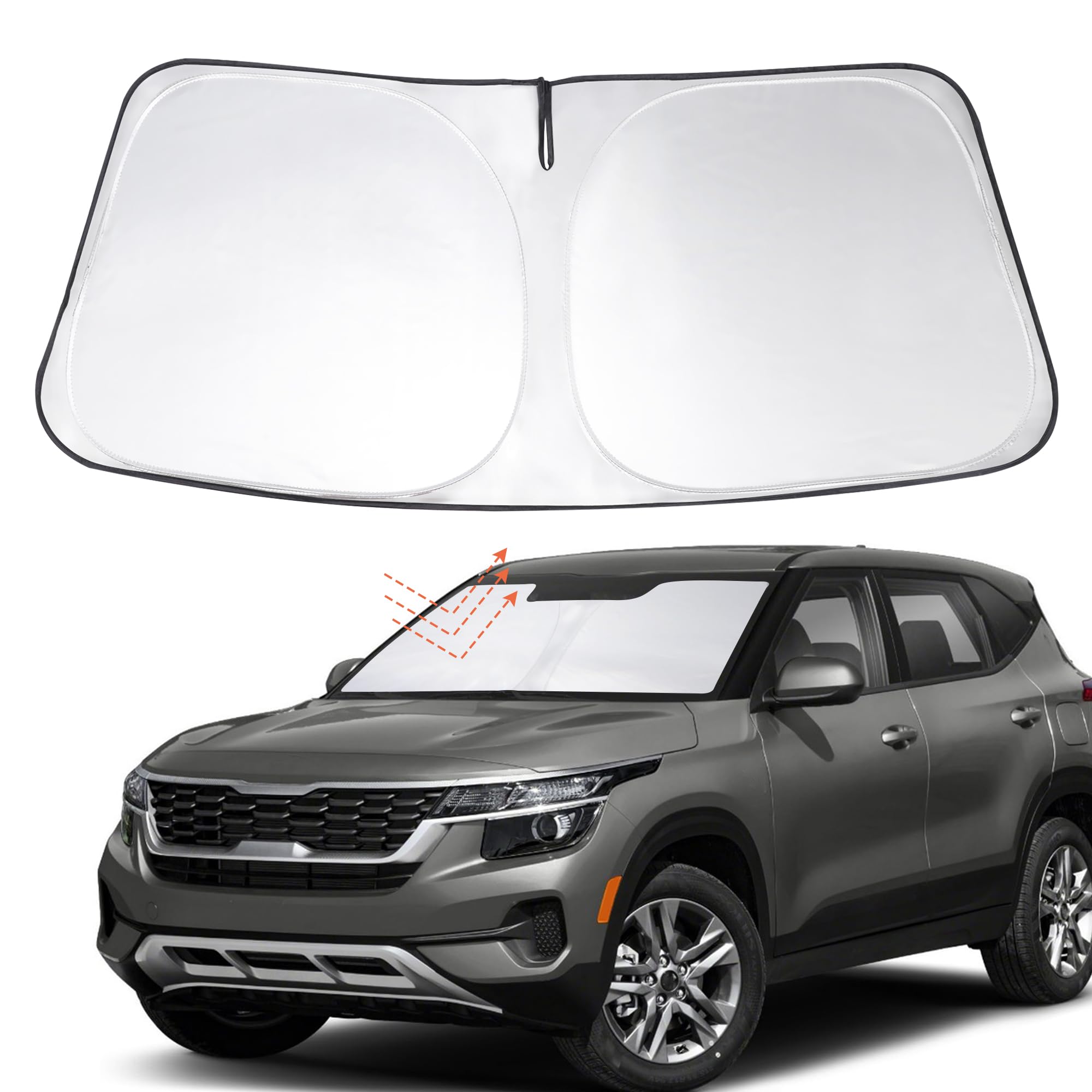 Windshield Sun Shade Sunshade for 2021-2025 2026 Kia Seltos