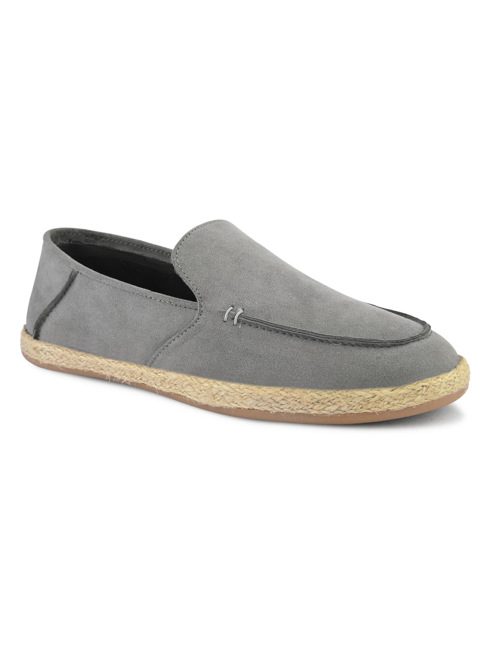 prolific Men's Suede Causal Loafer Shoes | Espadrilles | Lighweight Slip-On's | Soft Cushioned Insole | Stylish & Comfortable | Lightweight Shoes for Men, Designed for All Seasons-picture-14