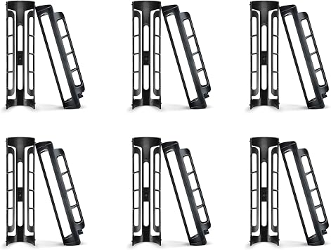 12pcs Coffee Pod Holder Side Mount for K Cup Pods Dispenser for Single- Coffee Makers Black