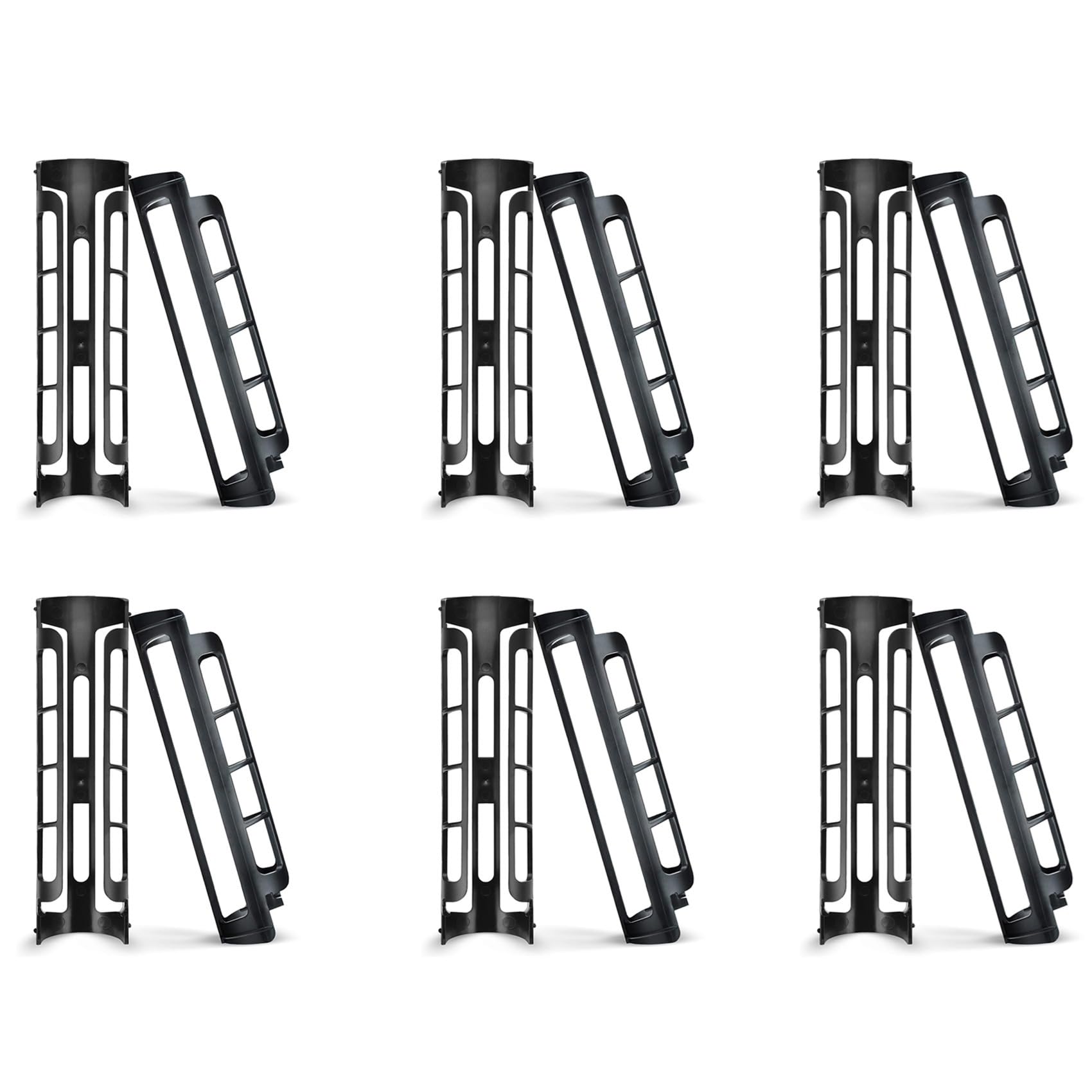 Hndhbfgrt 12pcs Coffee Pod Holder Side Mount for K Cup Pods Dispenser for Single- Coffee Makers Black