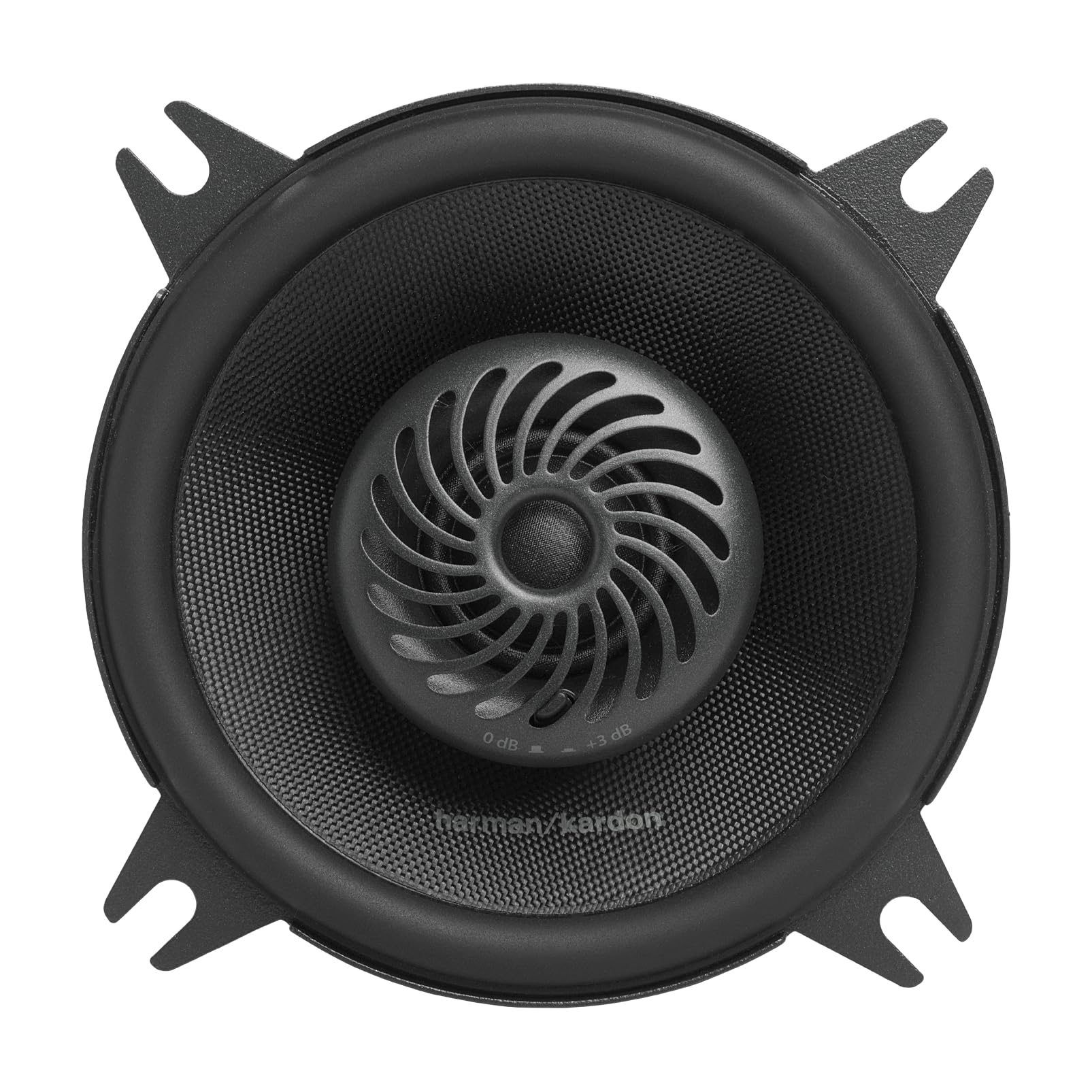 Harman Kardon FIT 4F Koaxial Lautsprecher Auto 10mm (4 Zoll): Car HiFi Lautsprecher mit 35W RMS und 280W Peak, klare Stmmen Nachrüstlösung für kompakten Klang - Paarweise