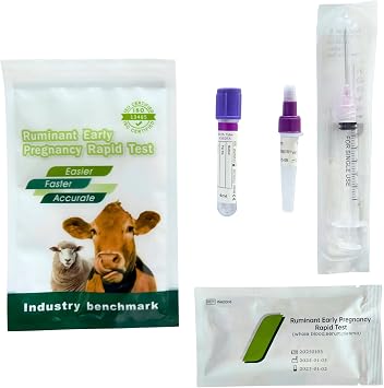 Ruminant Kit for Cattle, Single Use, Whole Blood/Serum/Plasma, Fast 20-Minute Results, 99.5% Accuracy, Effective from 28 Days 1