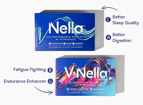 Miniatura 2 de VNella - Suplemento probiótico metabolizador de ácido láctico y probiótico Nella Performance para el equilibrio del microbioma, salud digestiva