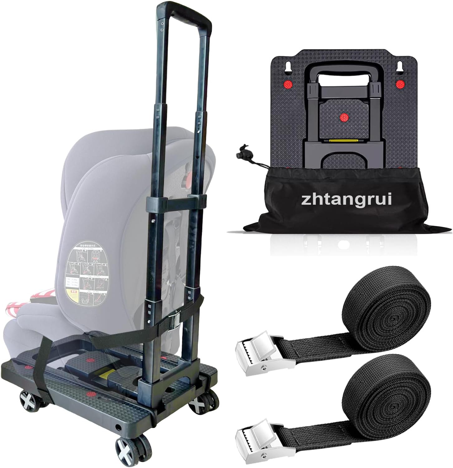 Holm Airport Car Seat Stroller Travel Cart and Child