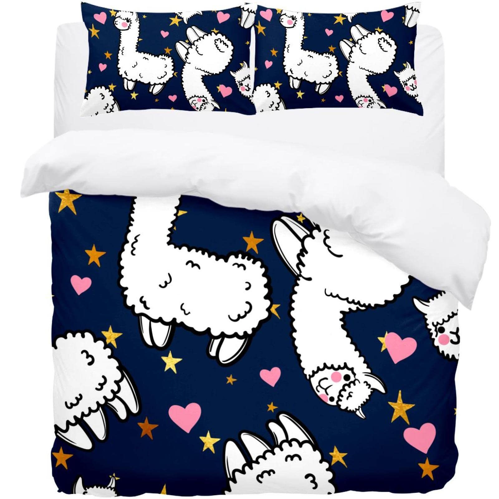 Housse de couette alpaga contre le froid nocturne parure légère