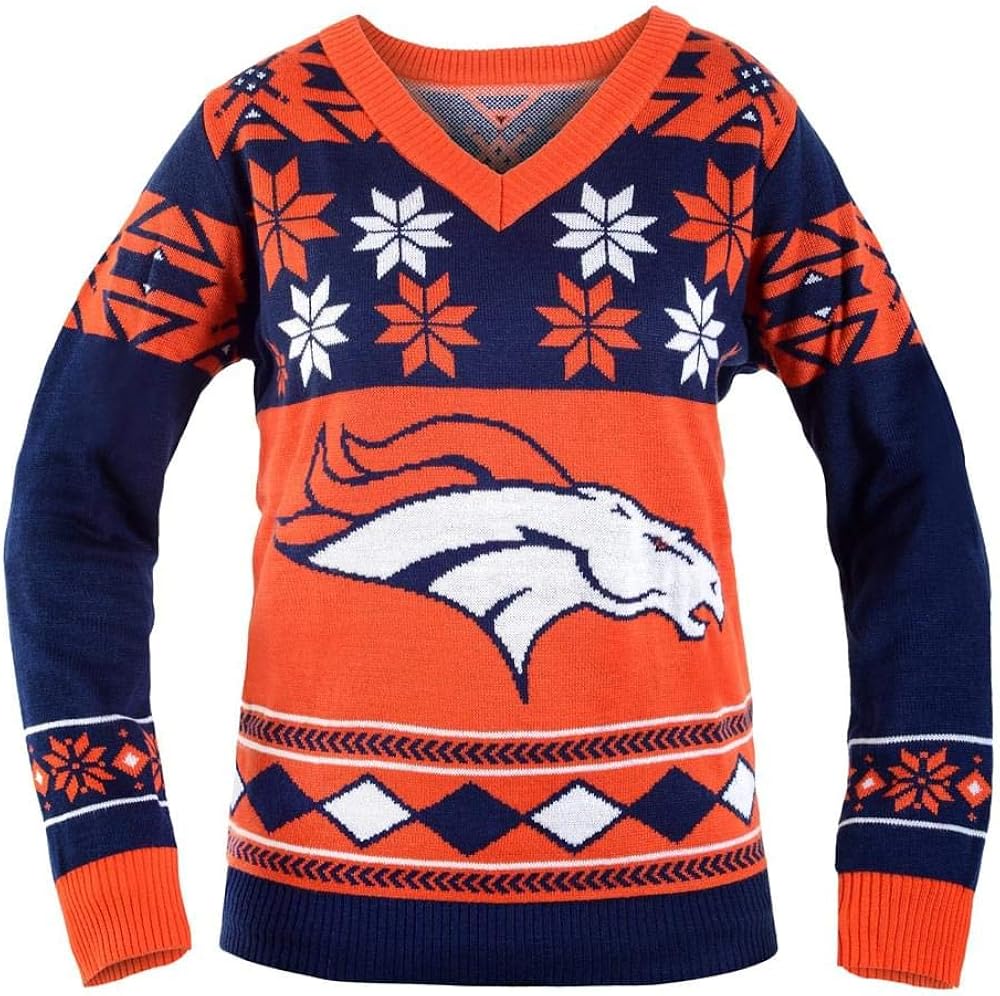 FOCO NFL Women's V-Neck Sweater