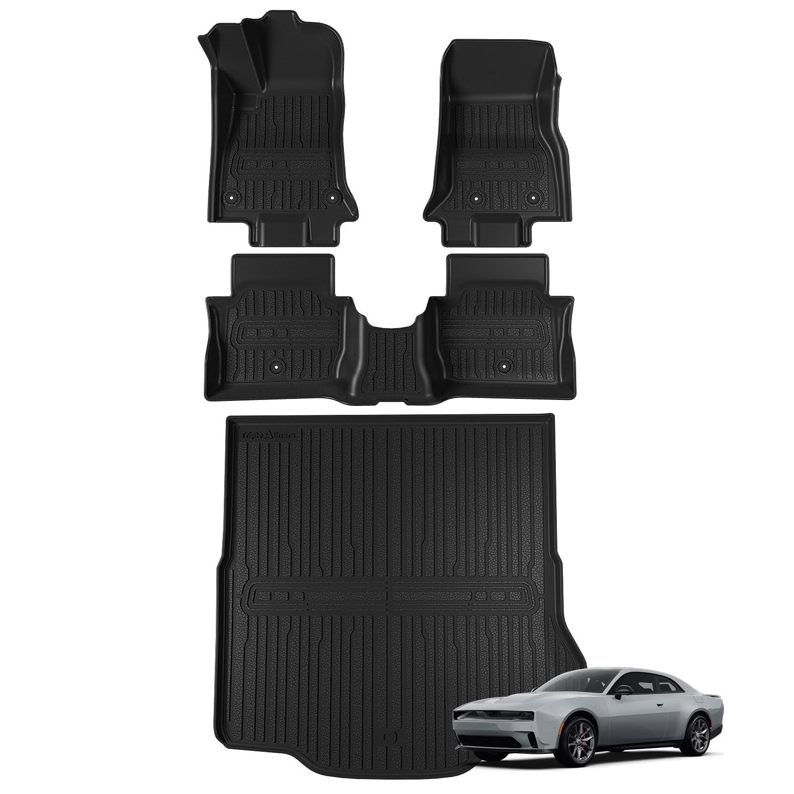 TripleAliners All-Weather Mats (Charger EV 2024+)