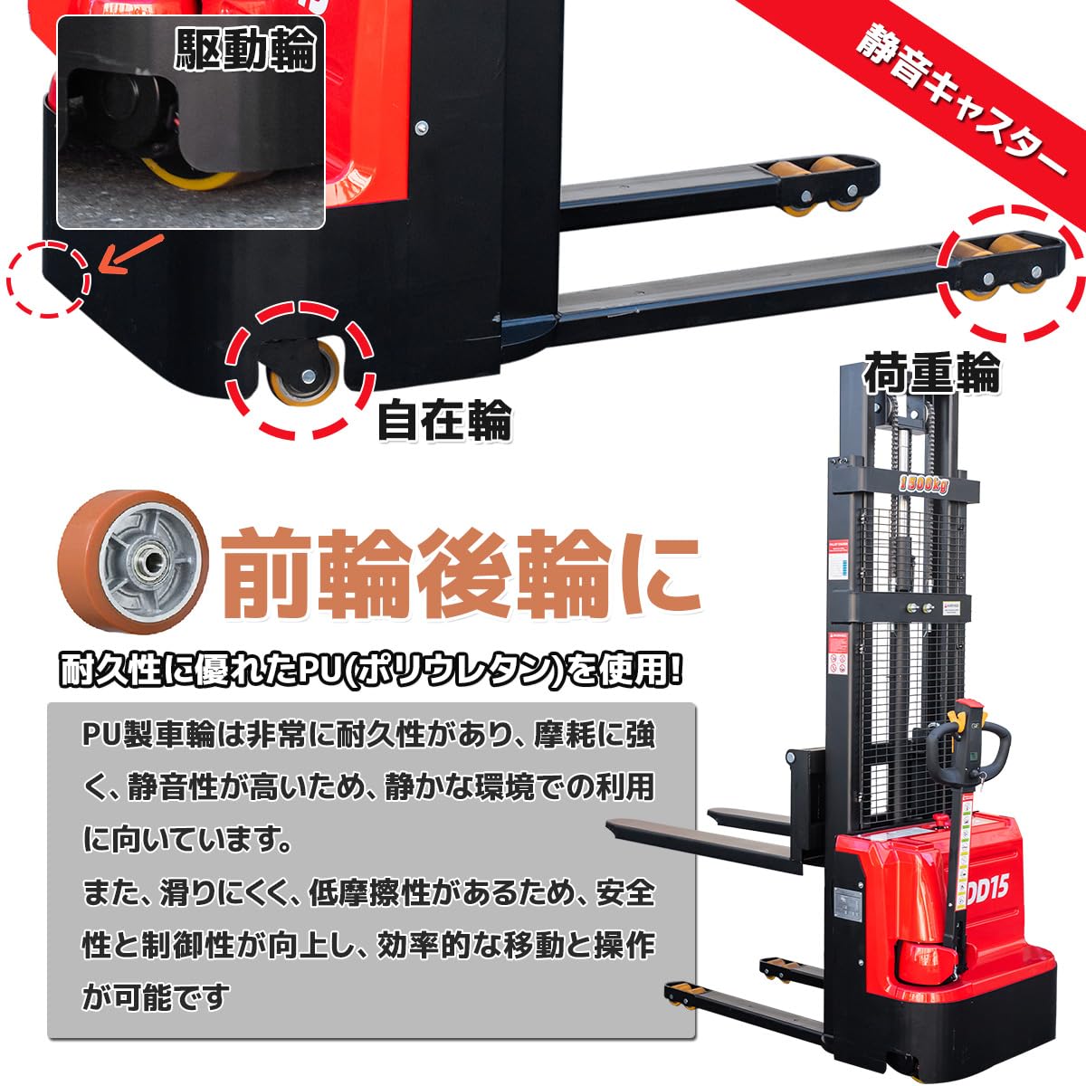 Amazon.co.jp: 【営業所止め発送】 電動フォークリフト 自走式 電動 