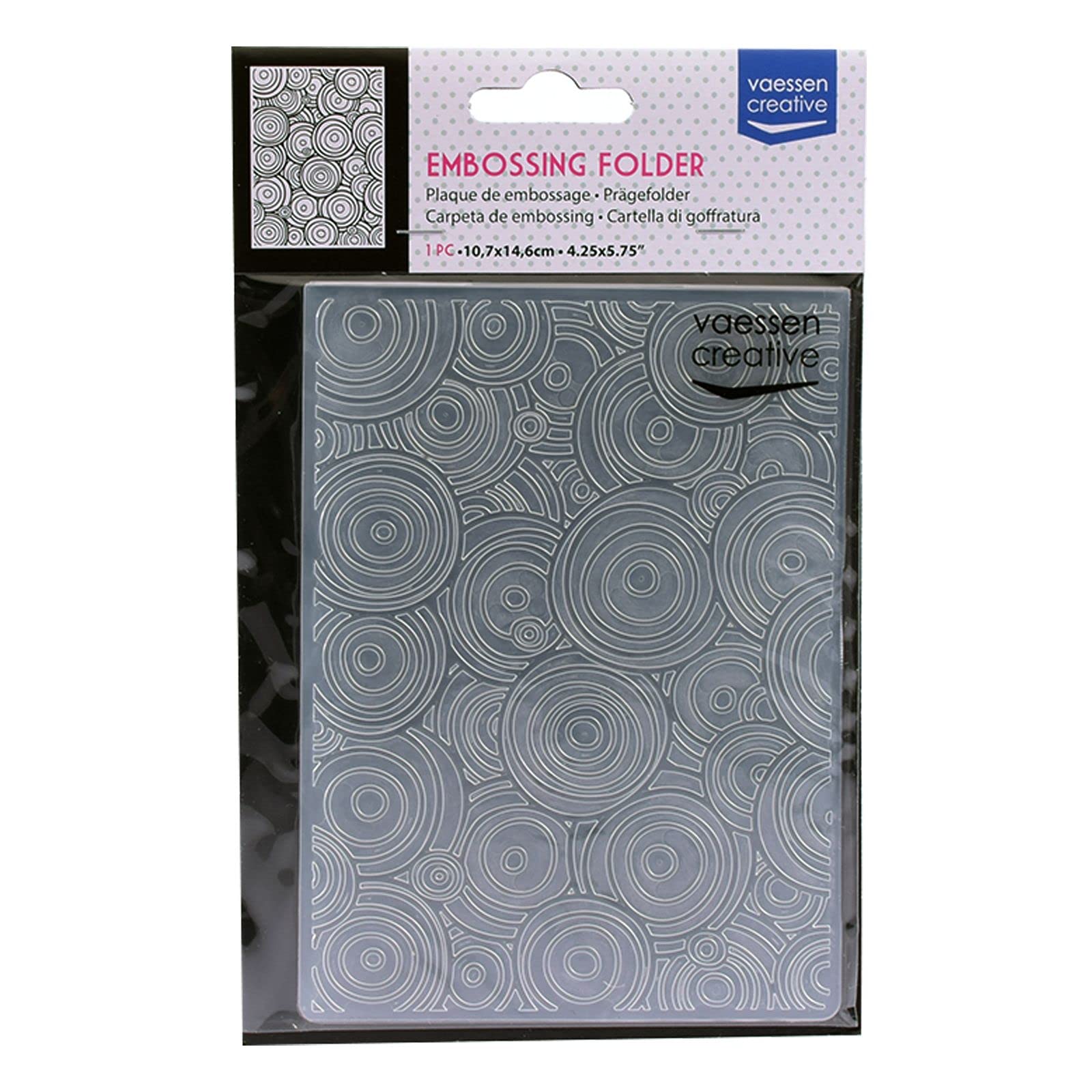 Cartella Per Embossing Vaessen Creative - Spartito Musicale 14.6x10.8cm | Per Biglietti Fatti A Mano E Scrapbooking - Foto 8