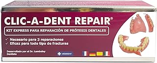 CLICADENT REPAIR - Kit de reparação para uma dentadura postiça ou um dente solto