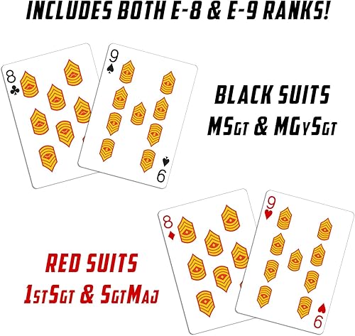 Miniatura 5 de Juego de cartas USMC con dados del Cuerpo de Marines - Gran regalo para marines