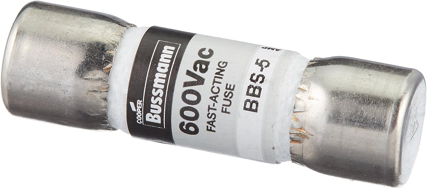 Bussmann BBS-5, 5 Amp (5A) 600V Midget Fast Acting Fuse