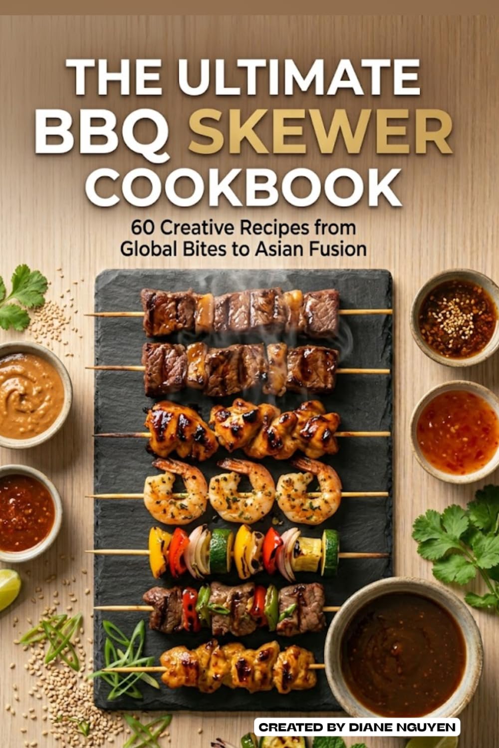 The Ultimate BBQ Skewer Cookbook: 60 Creative Recipes from Global Bites to Asian Fusion
