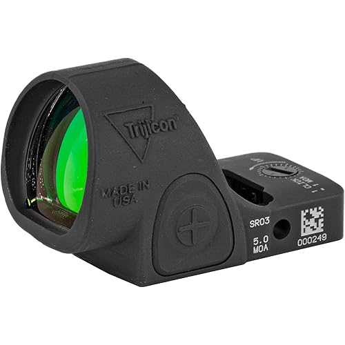 Trijicon SRO Sight Adjustable LED 5.0 MOA Red Dot, Black