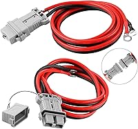 Vista 9 de Ip68 Impermeable 50 amperios 6-8 calibre Conector de Cable de Batería para Conexión/Desconexión Rápida, Kit de Conector de Cable de Puente