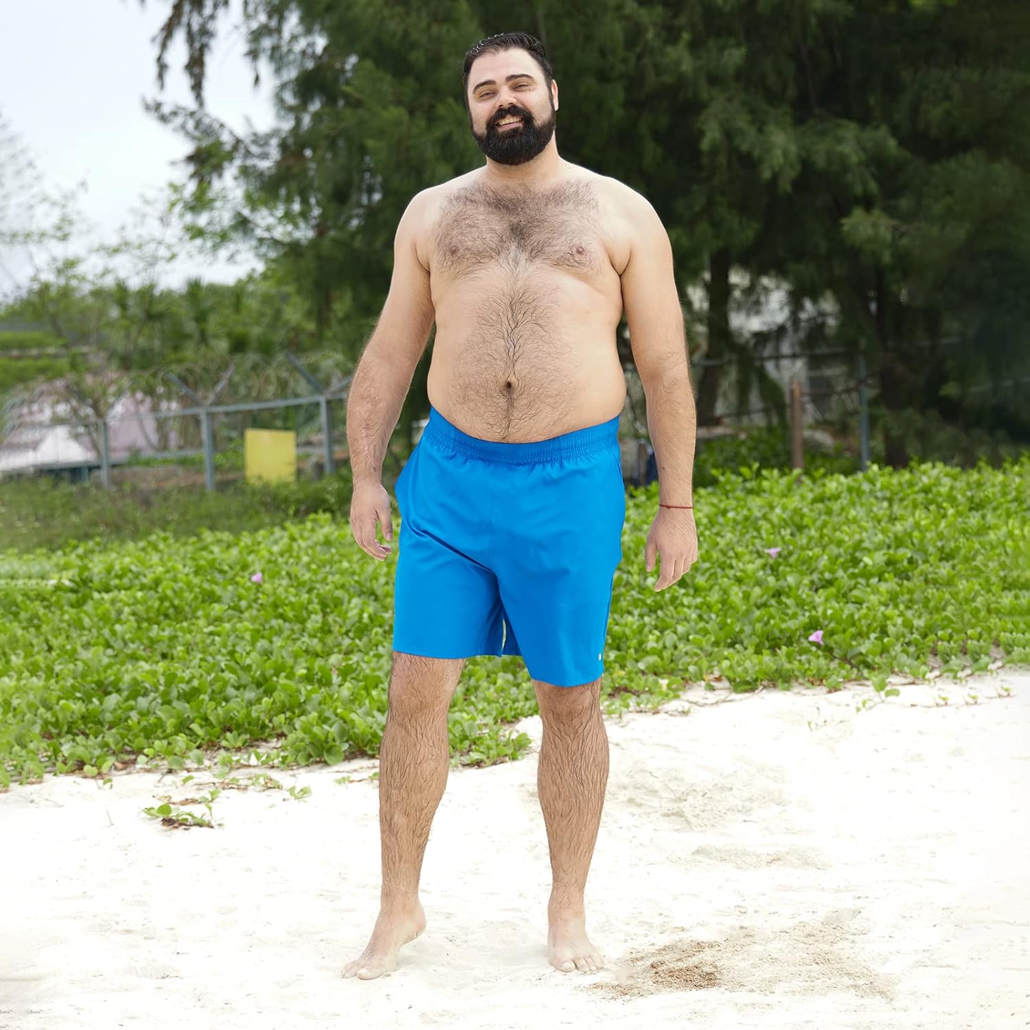 BRISIRA Big and Tall Mens Swim Trunks Swim Shorts Compression Liner Swimsuit Bathing Suit Board Shorts 1X-6X - Image 3