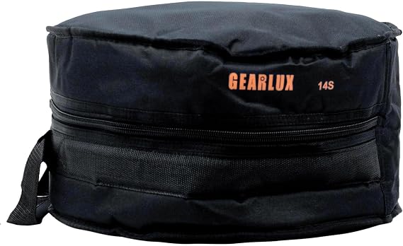 Gearlux 5-Piece Drum Bag Set with 10mm Padding for 10 Tom, 12 Tom, 14 Tom, 14 Snare, and 22 Bass Drum