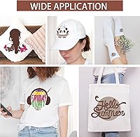 Vista 2 de HTVRONT Rollos de Vinilo de Transferencia de Calor HTV - 12" x 20 pies Vinilo HTV Caqui para Camisas, Vinilo Termoadhesivo para Todas las Máquinas