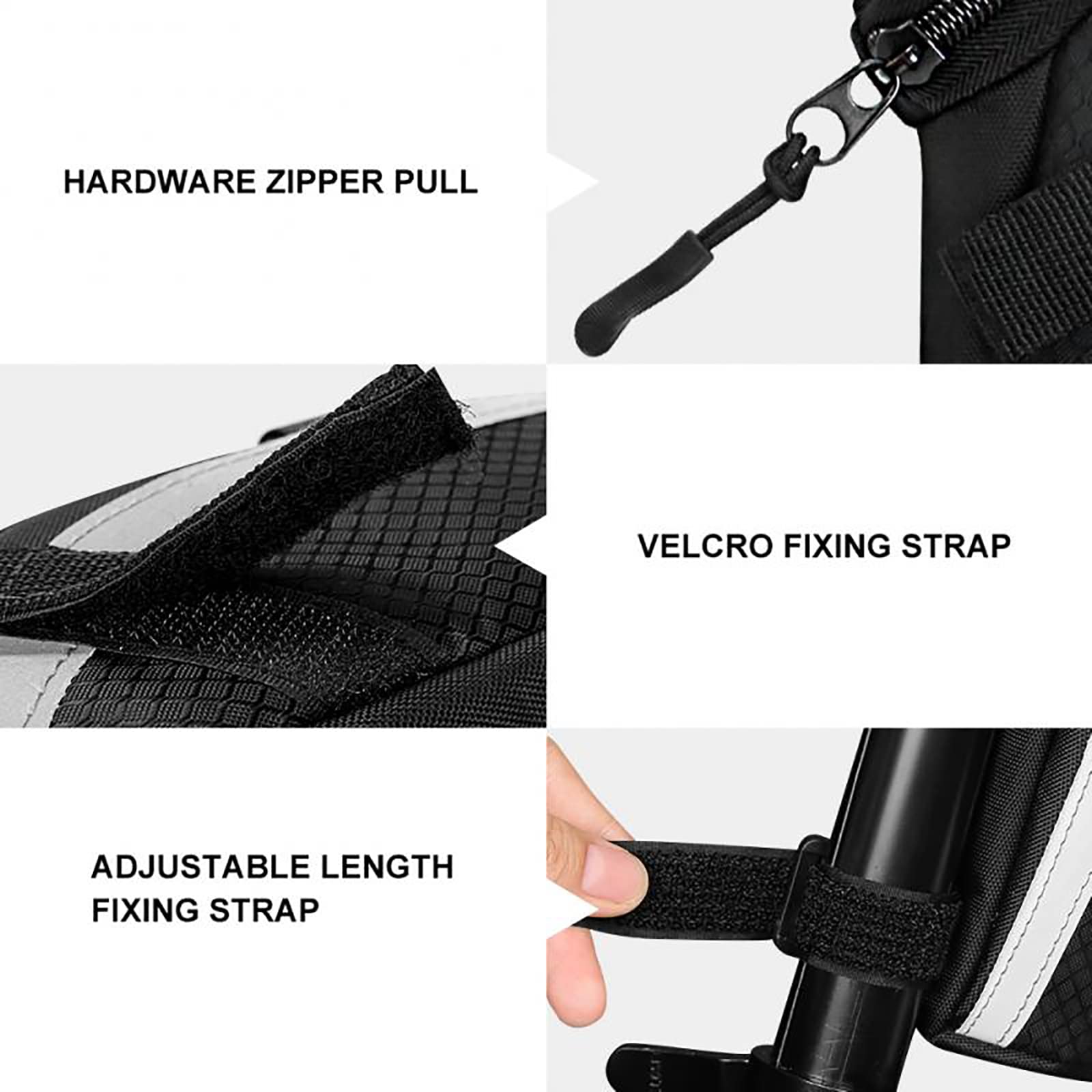 Bolsa Trasera para Cola de Bicicleta, Bolsa Impermeable para Sillín de Bicicleta, Debajo del Asiento, Paquete de Asiento de Ciclismo para Bicicletas de Carretera de Montaña