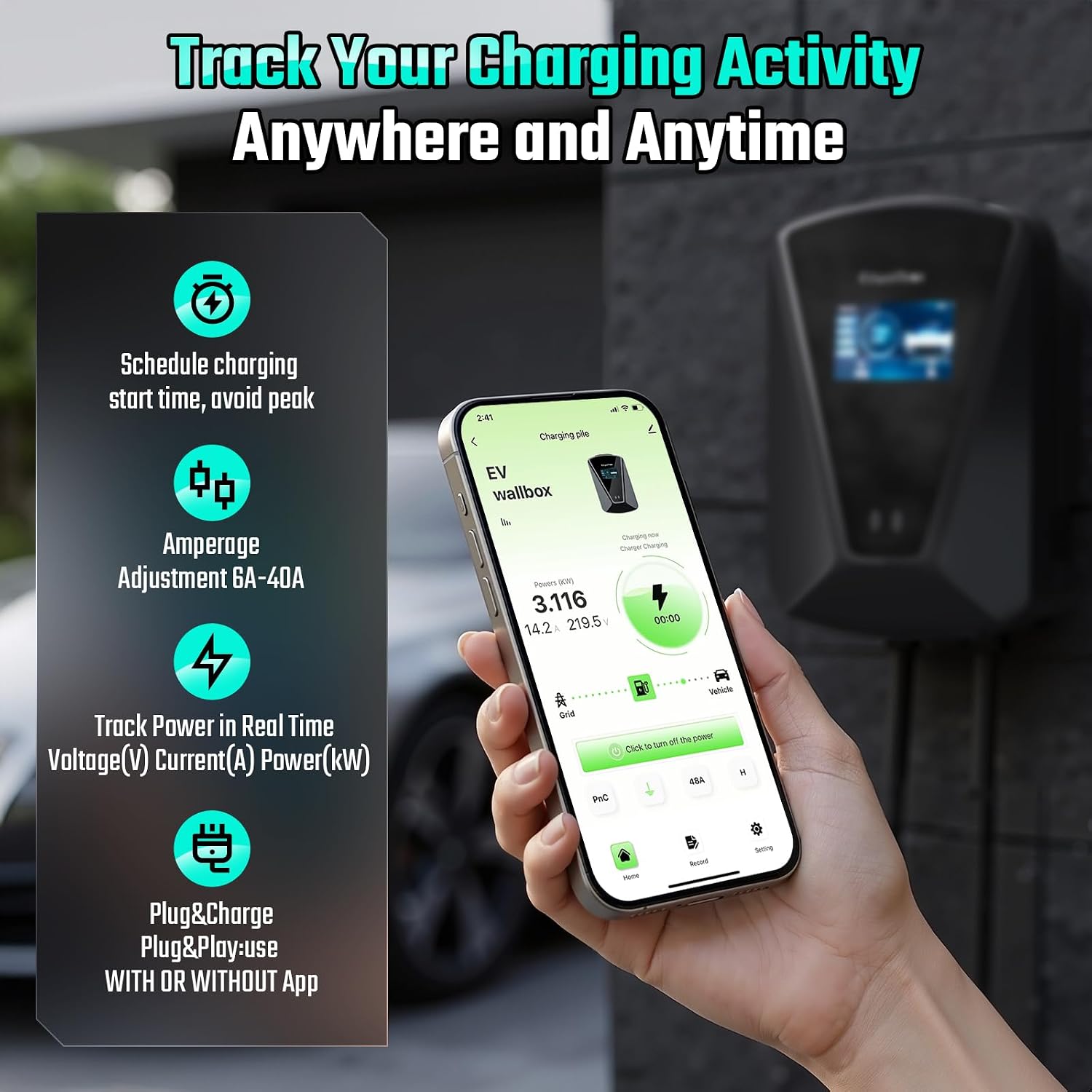 Level 2 EV Charger for Tesla ETL Certified
