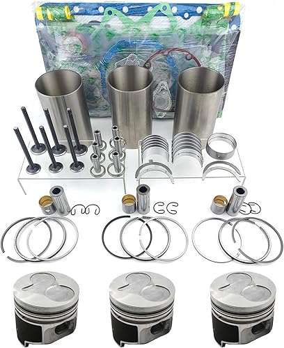 Kit de reconstrucción de revisión D1105 para piezas del motor D1105 Kubota KX41 KX36-2 KX41-2 U25S Excavadora F2400 F2560E F2880 F2680E B1750D