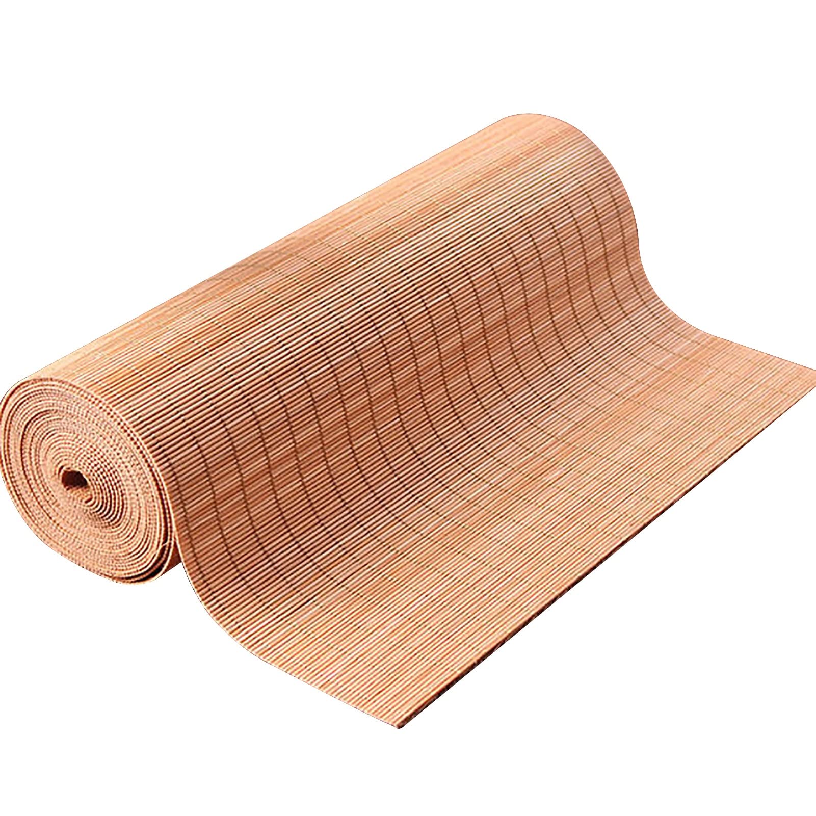 Chemin de Table en Bambou， Rouleau de Bambou de Style Japonais, Tapis de thé Fait à la Main, Tapis de Table lavables for Salle à Manger et Cuisine(30x90cm/11.8x35.4in)